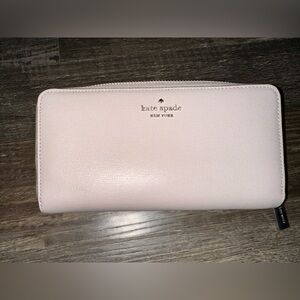 Large Beige Kate Spade Continental Wallet